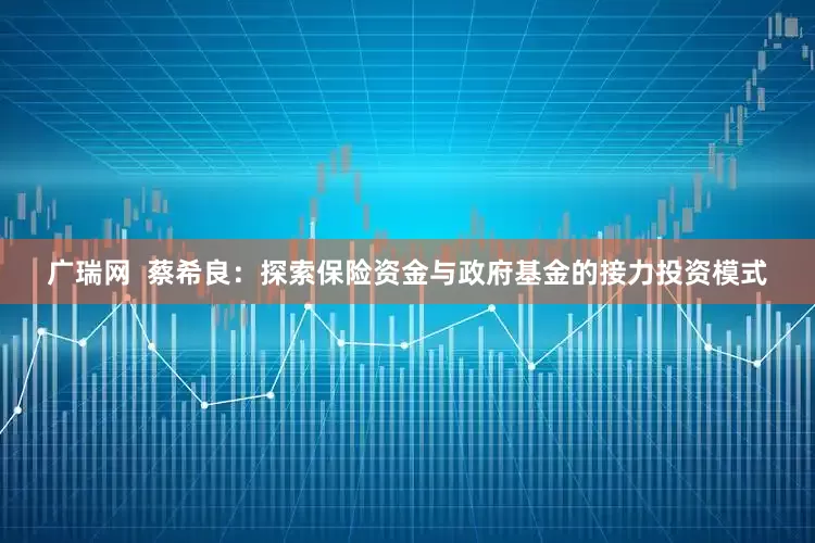 广瑞网  蔡希良：探索保险资金与政府基金的接力投资模式